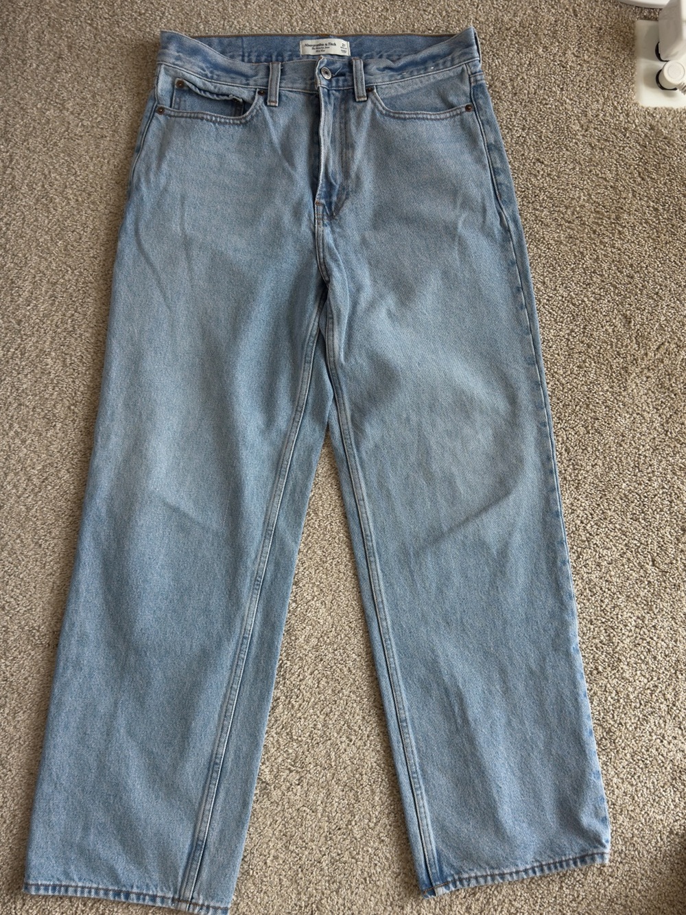 Abercrombie The Slouchy Jean Mid Rise
